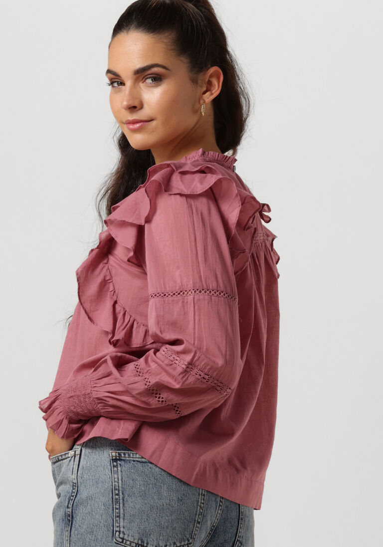 NEO NOIR roze neo noir blouse sarna s voile blouse