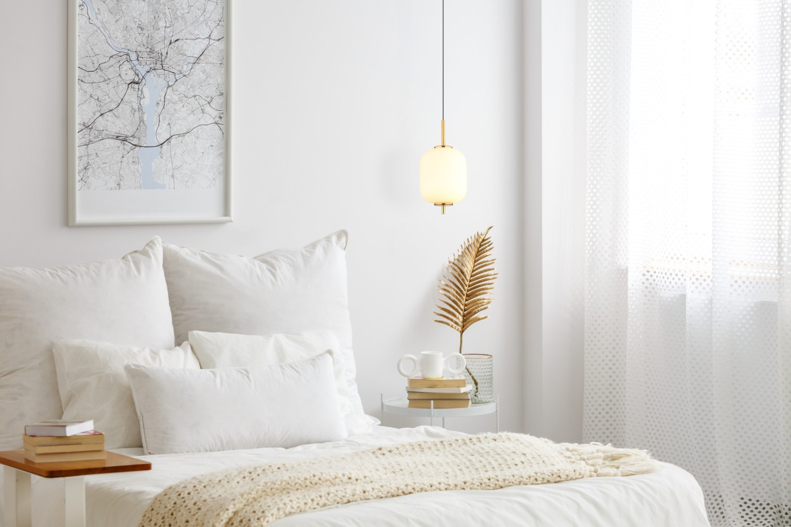 LED-Hängeleuchte - messingfarben-schwarz - 220 cm - höhenverstellbar