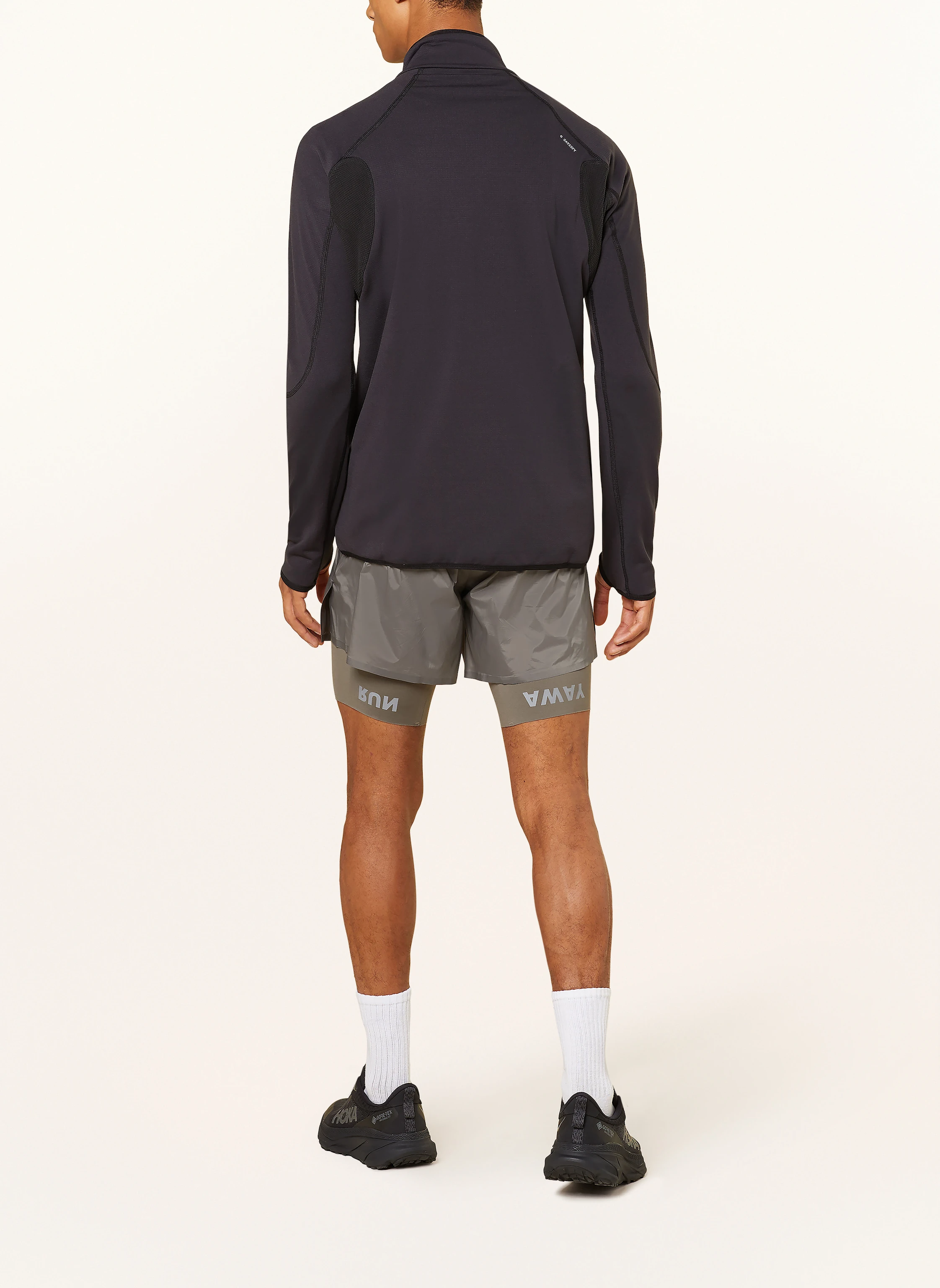 SATISFY Laufshirt GHOSTFLEECE™ HALF ZIP