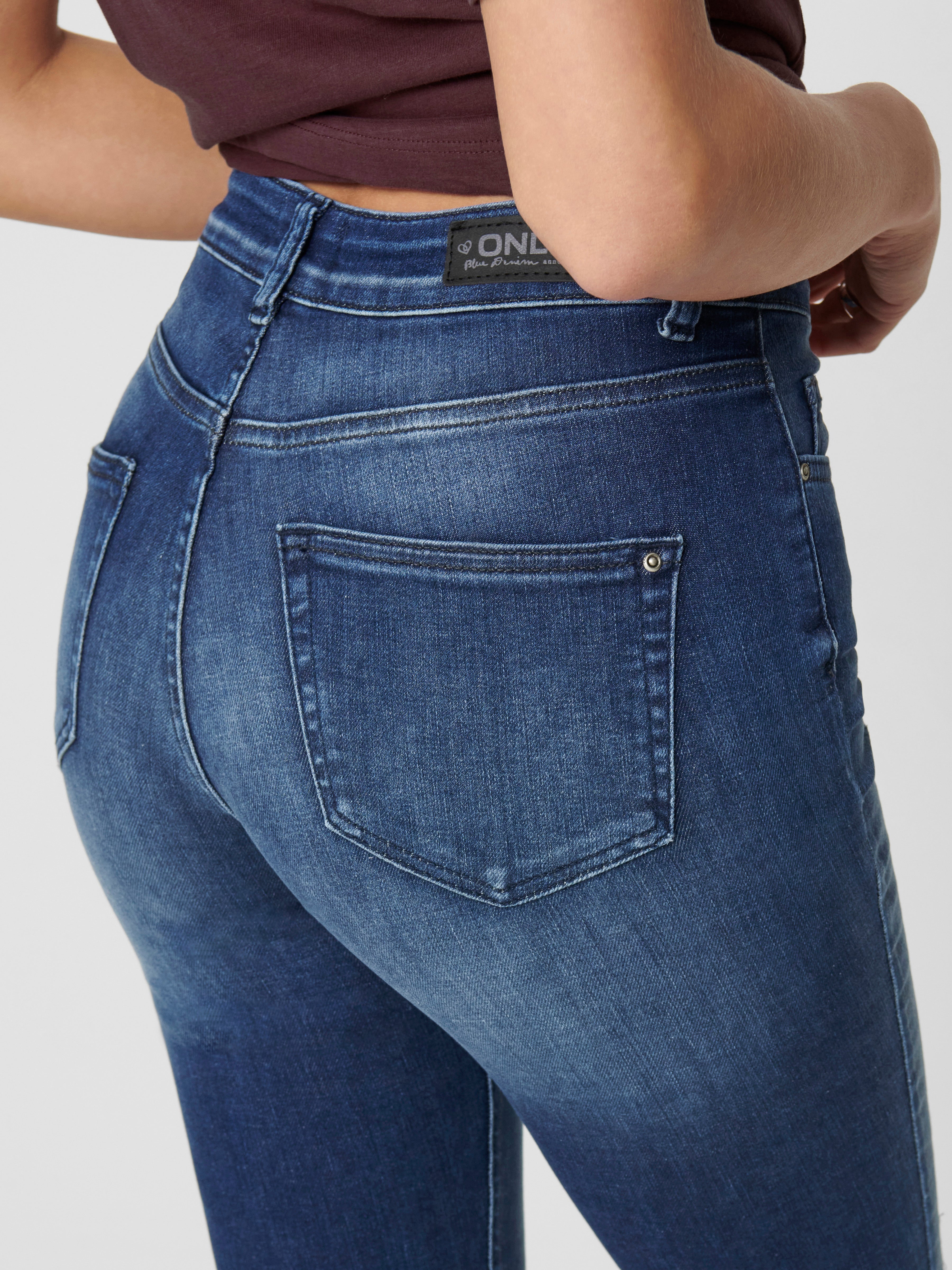 ONLBLUSH Mittlere Taille Skinny Fit Jeans Medium Blue Denim
