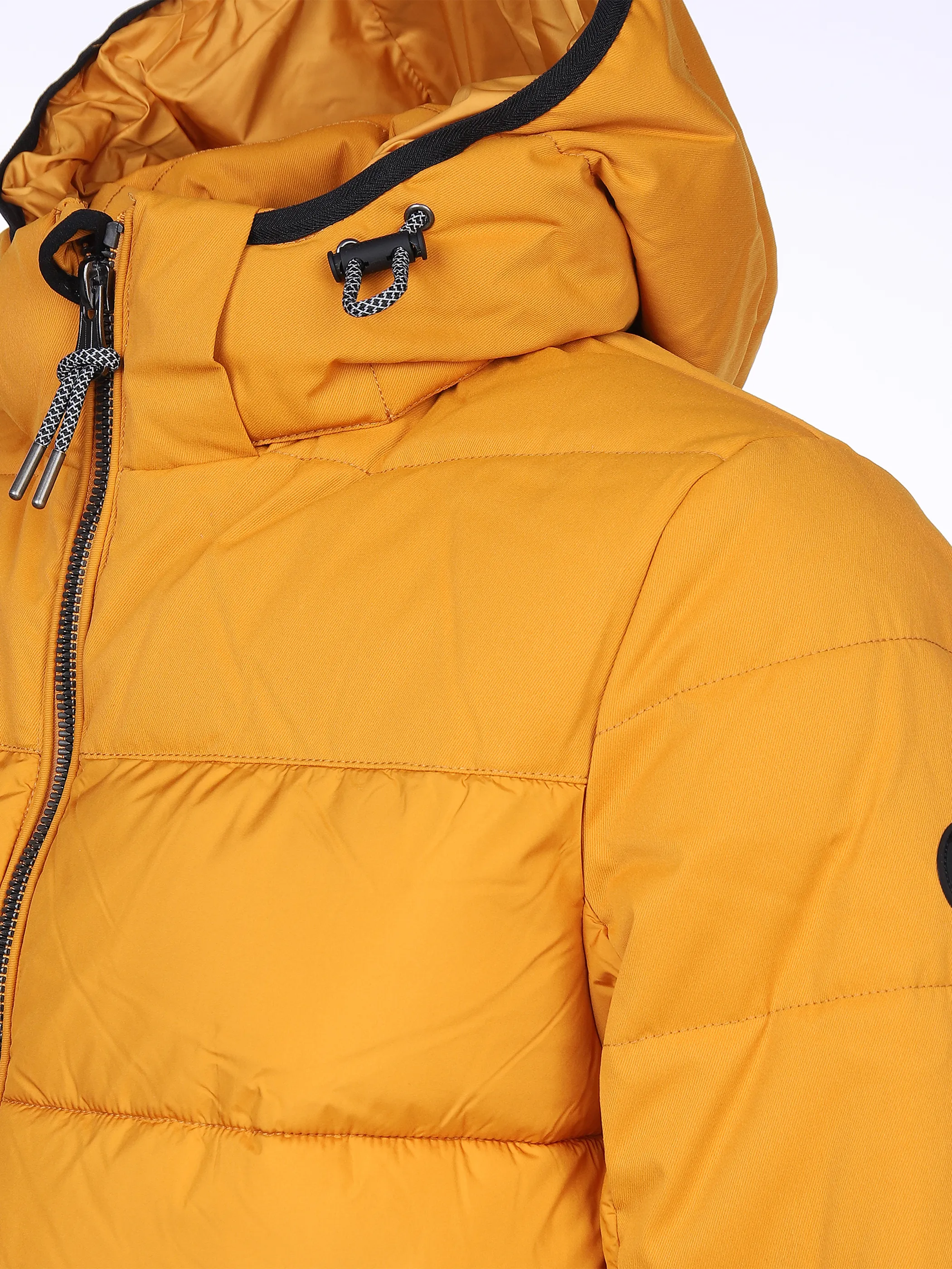 Herren Steppjacke mit abnehmbarer Kapuze