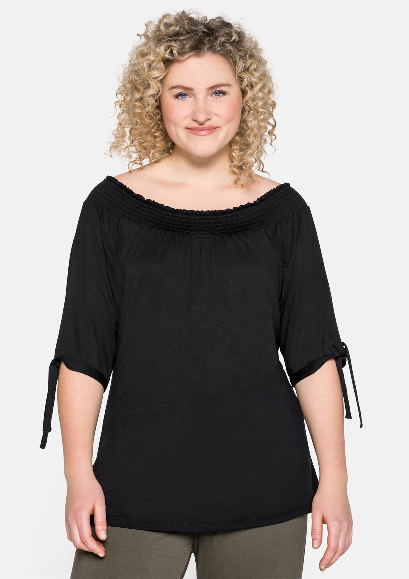 Sheego Carmenshirt »T-Shirt«, 1 Stk.