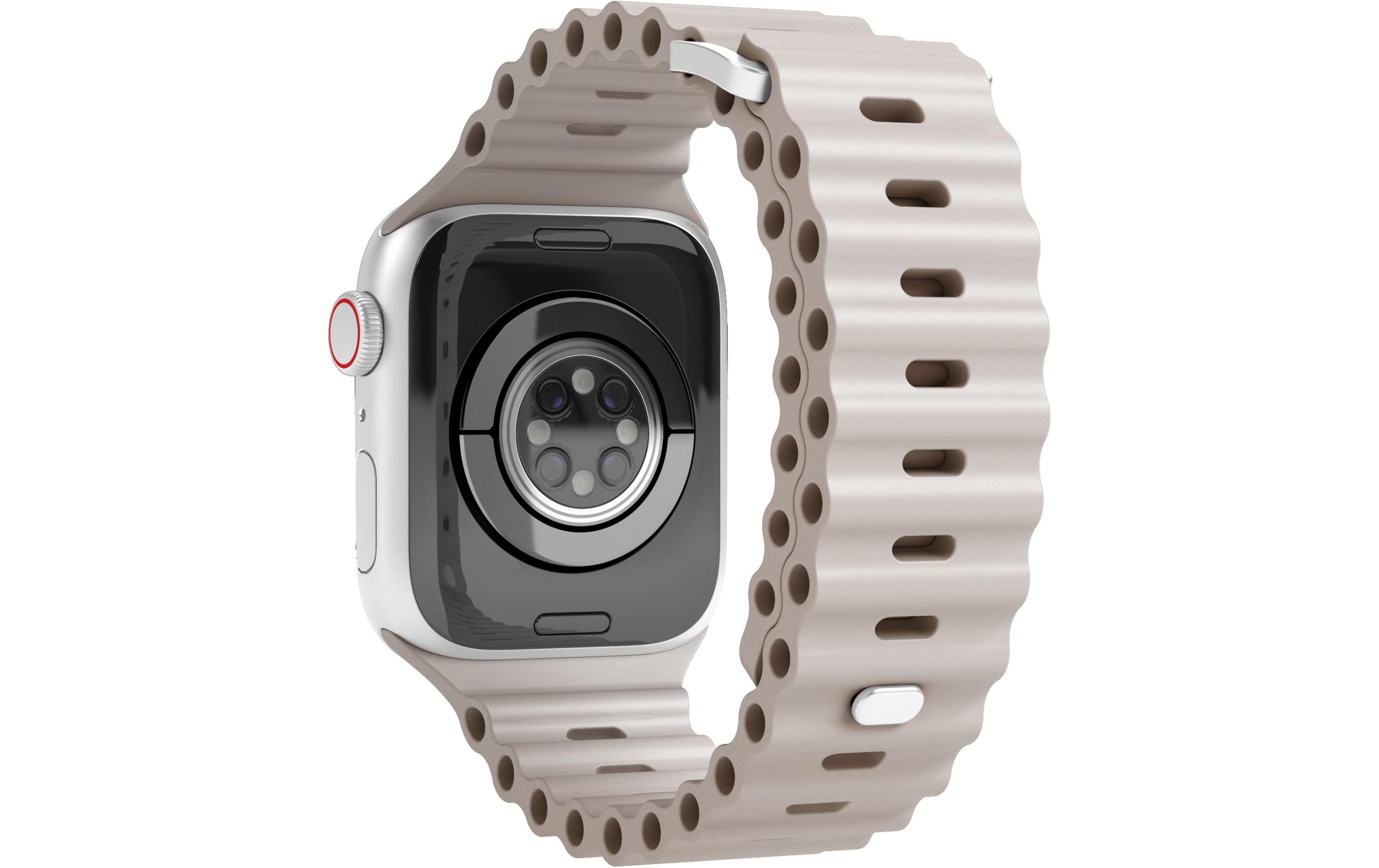 Wave Band Apple Watch 42/44/45/49 mm CreamArmband für Apple Watch 42/44/45/49 mm
