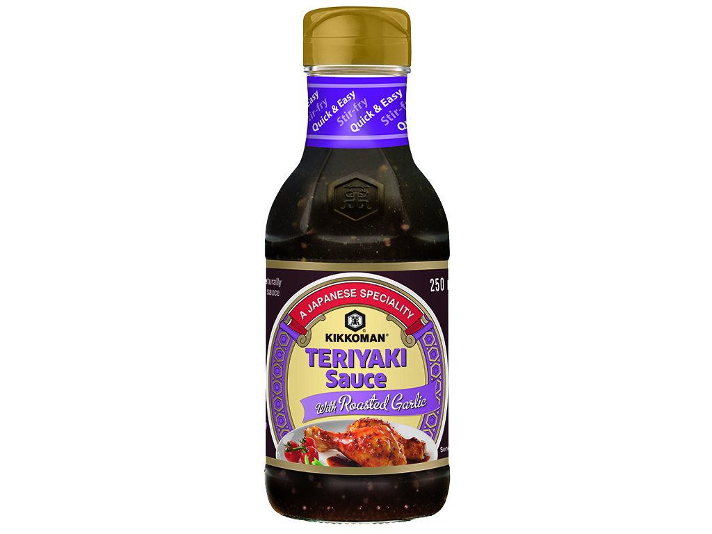 MOLHO KIKKOMAN TERIYAKI COM ALHO 250ML