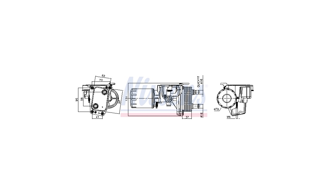 Oliekøler, motor