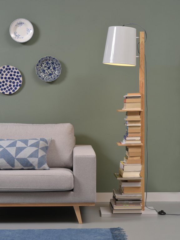 It's about Romi Cambridge vloerlamp wit