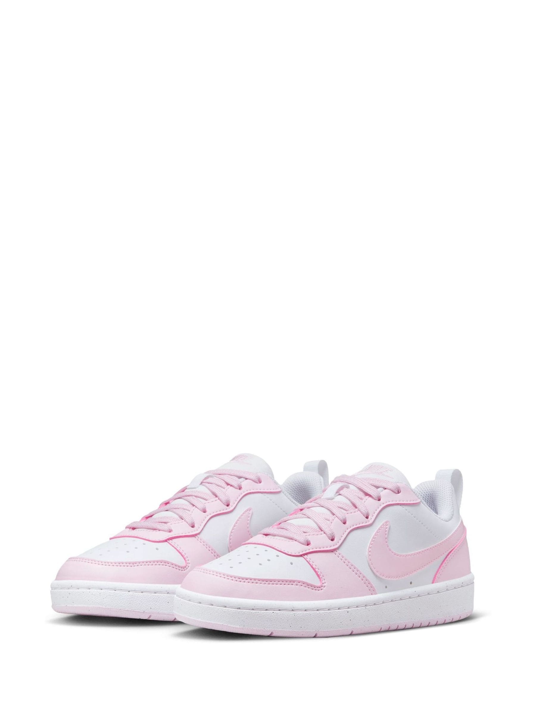 Wit/roze - Nike Youth Court Borough Low Recraft sneakers