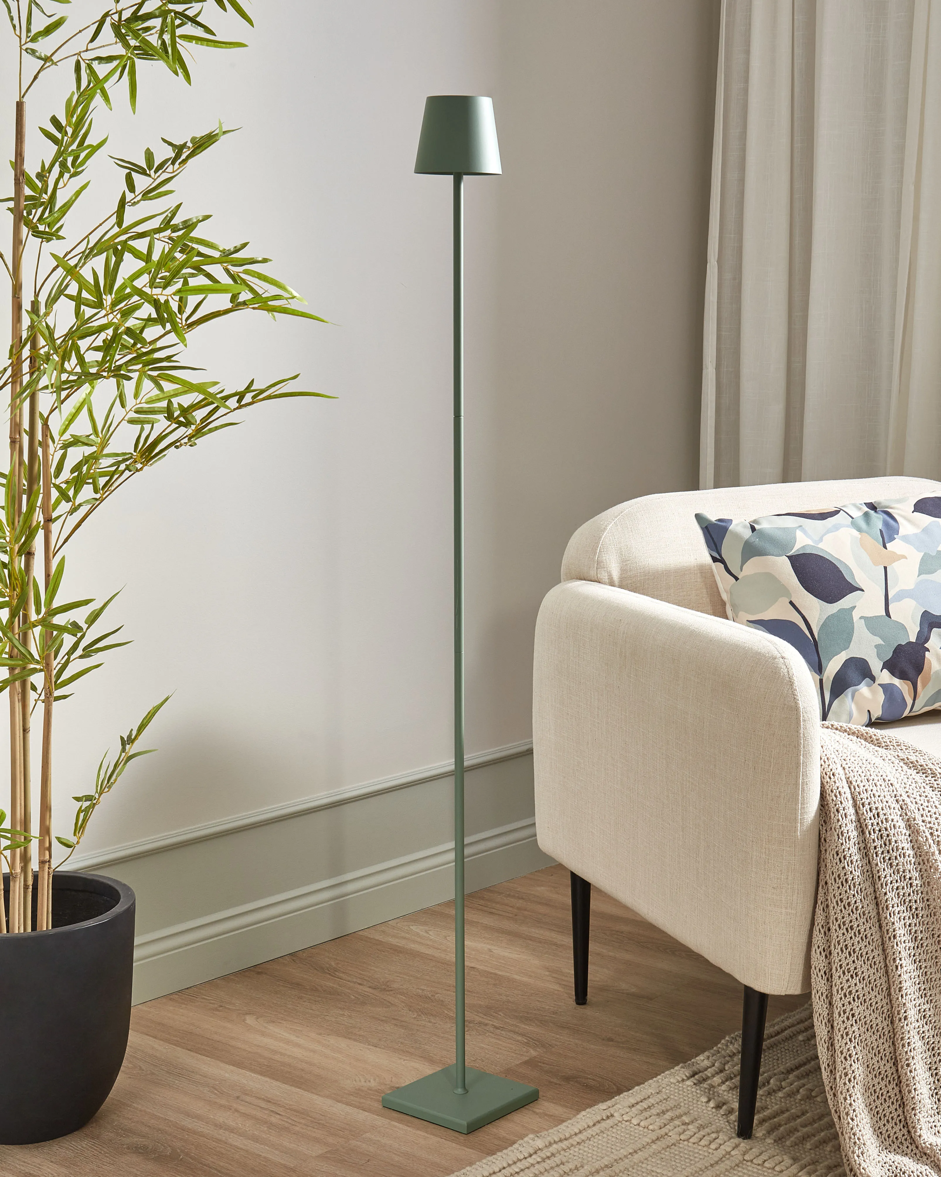 Draadloze staande LED lamp GAVARRESA Metaal Groen