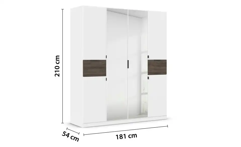 Drehtürenschrank 6 Stück 181 cm