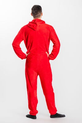 Luca & Lola Adult Albero Jumpsuit, Red Christmas