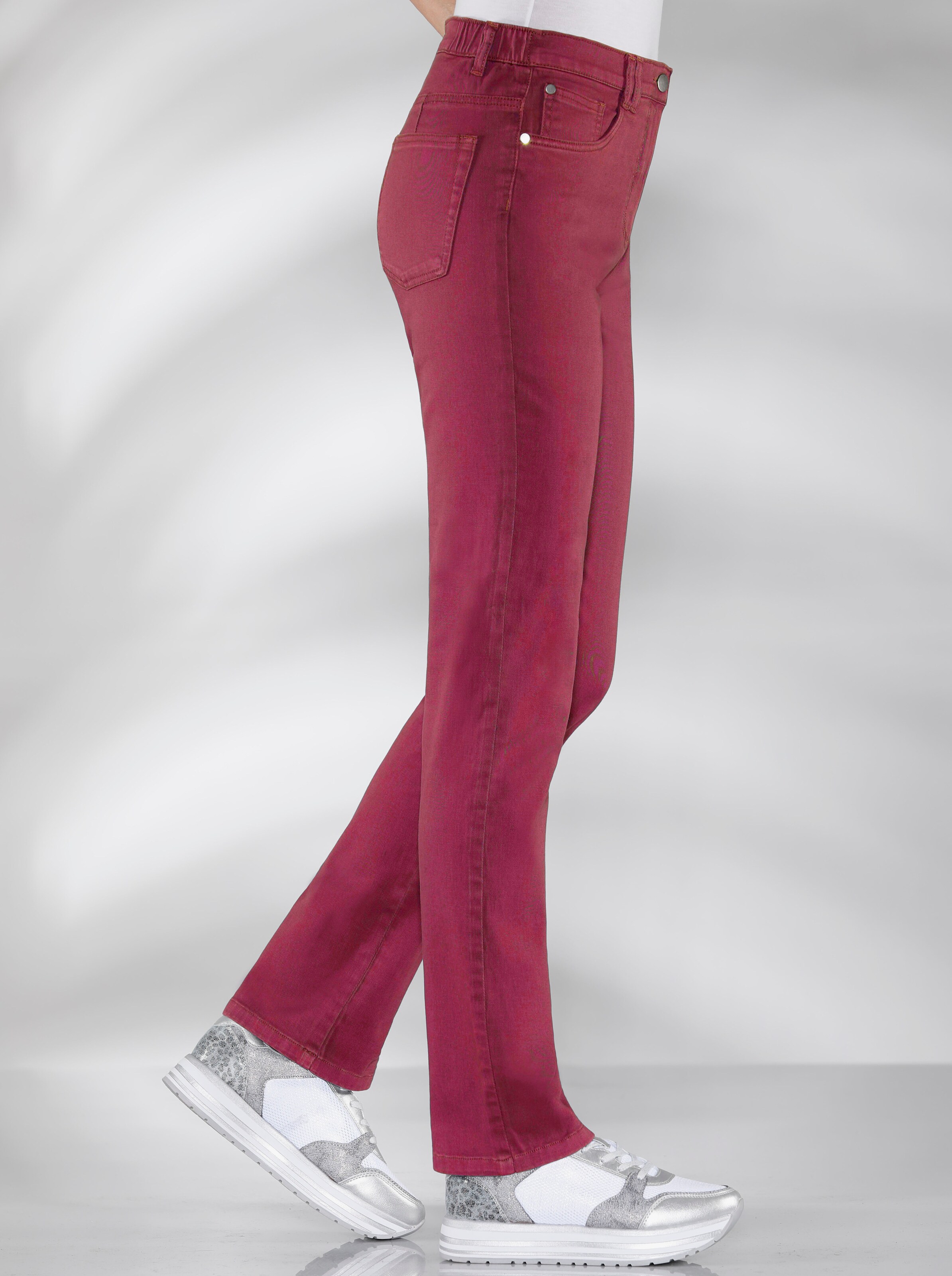 Stretch-Hose mit seitlichem Dehnbund