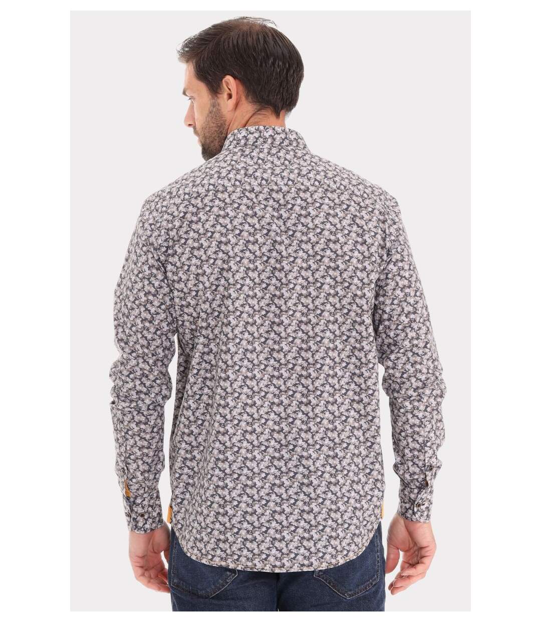 Chemise imprimée col boutonné