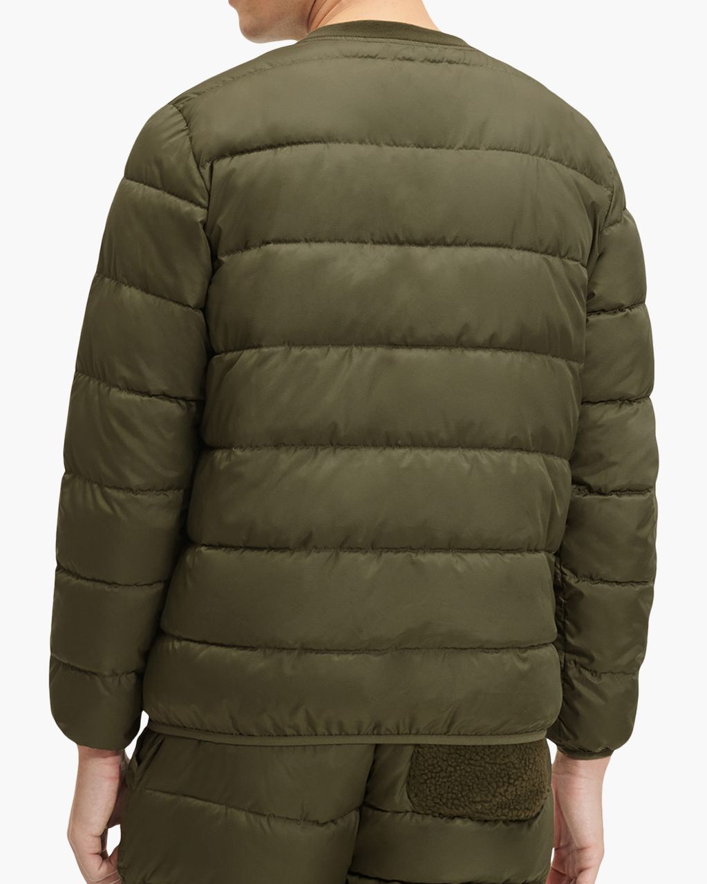UGG Colten Puffer Crewneck Burnt Olive Herensweater