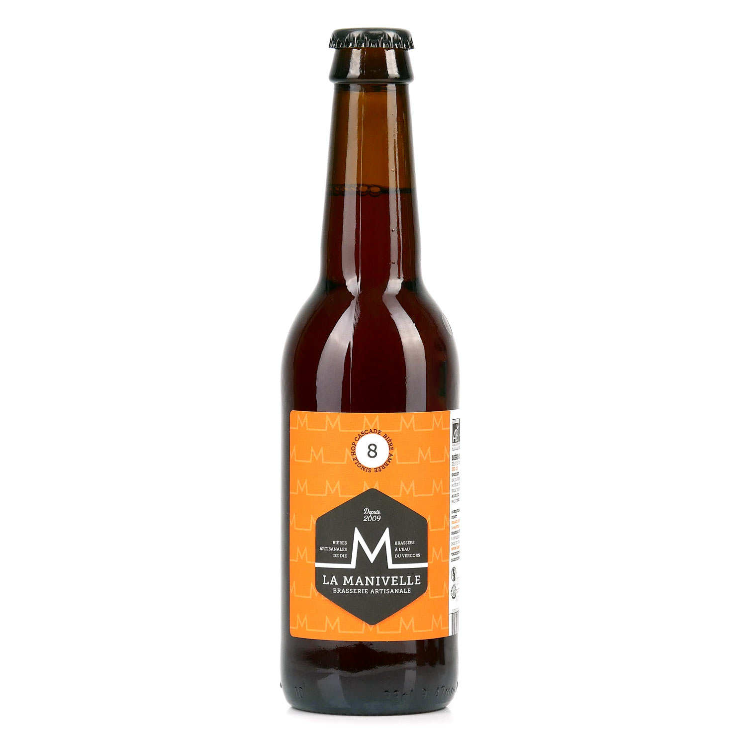 La Manivelle 8 - Bière ambrée bio 5.7% - La Manivelle