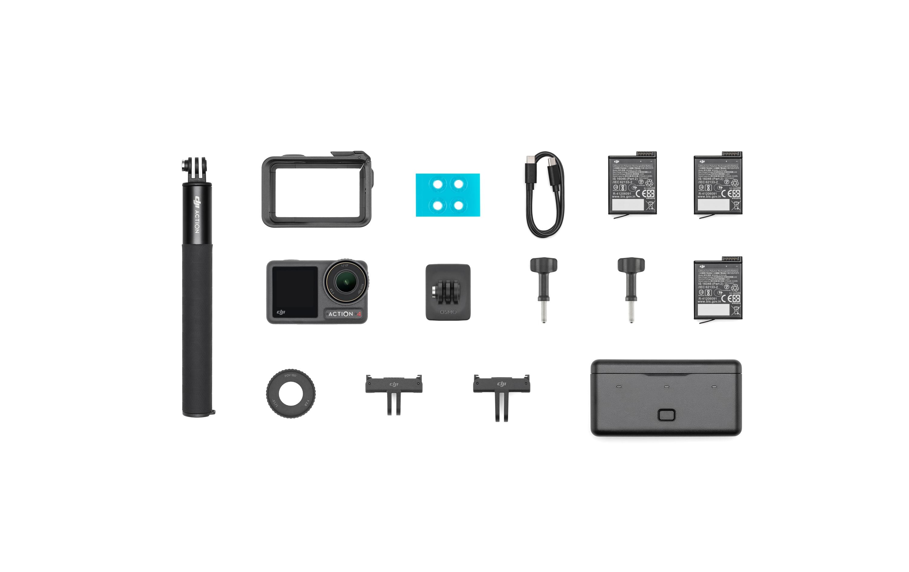 Actionkamera Osmo Action 4 Adventure Combo<br>Action-Cam mit überragender Bildqualität