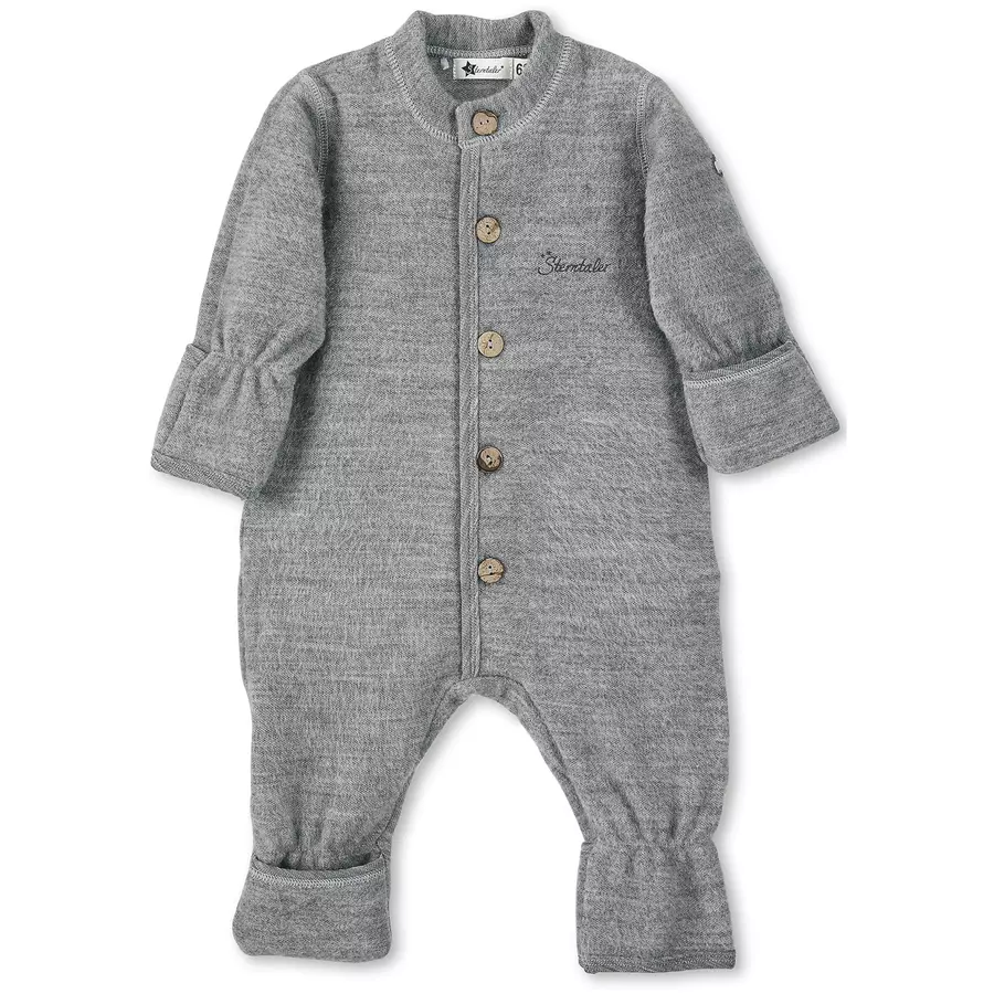 Sterntaler Overall silber melange