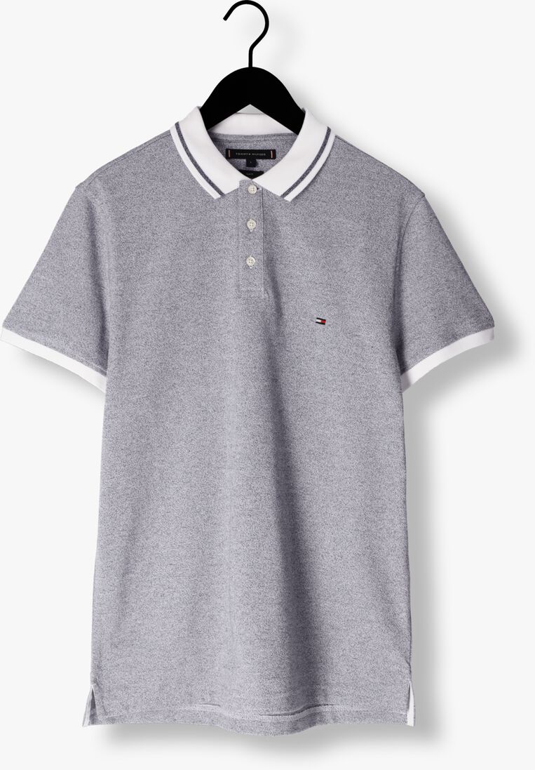 TOMMY HILFIGER donkerblauwe tommy hilfiger polo pretwist mouline tipped polo