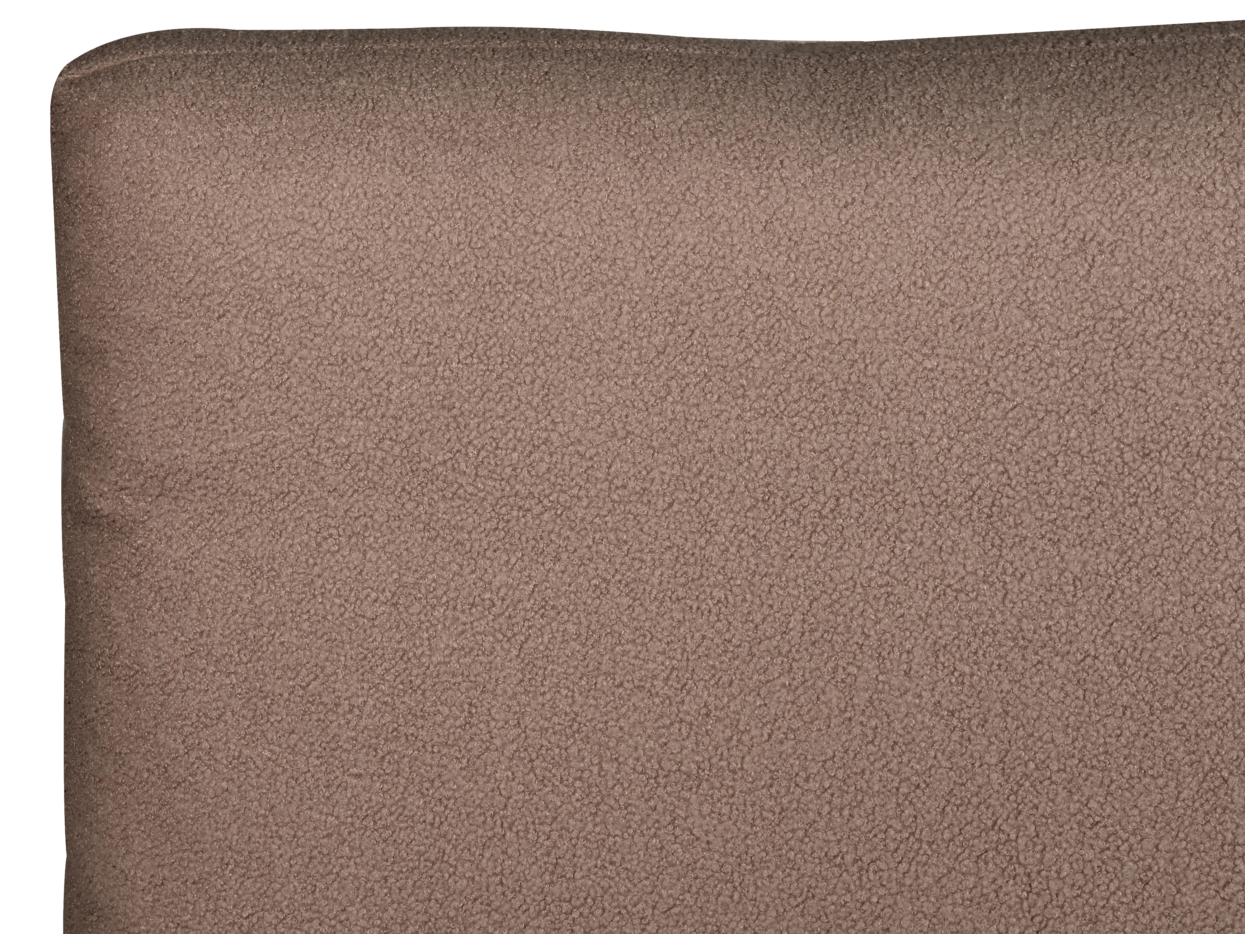 Bed Bouclé MELLE 180 x 200 cm Bruin