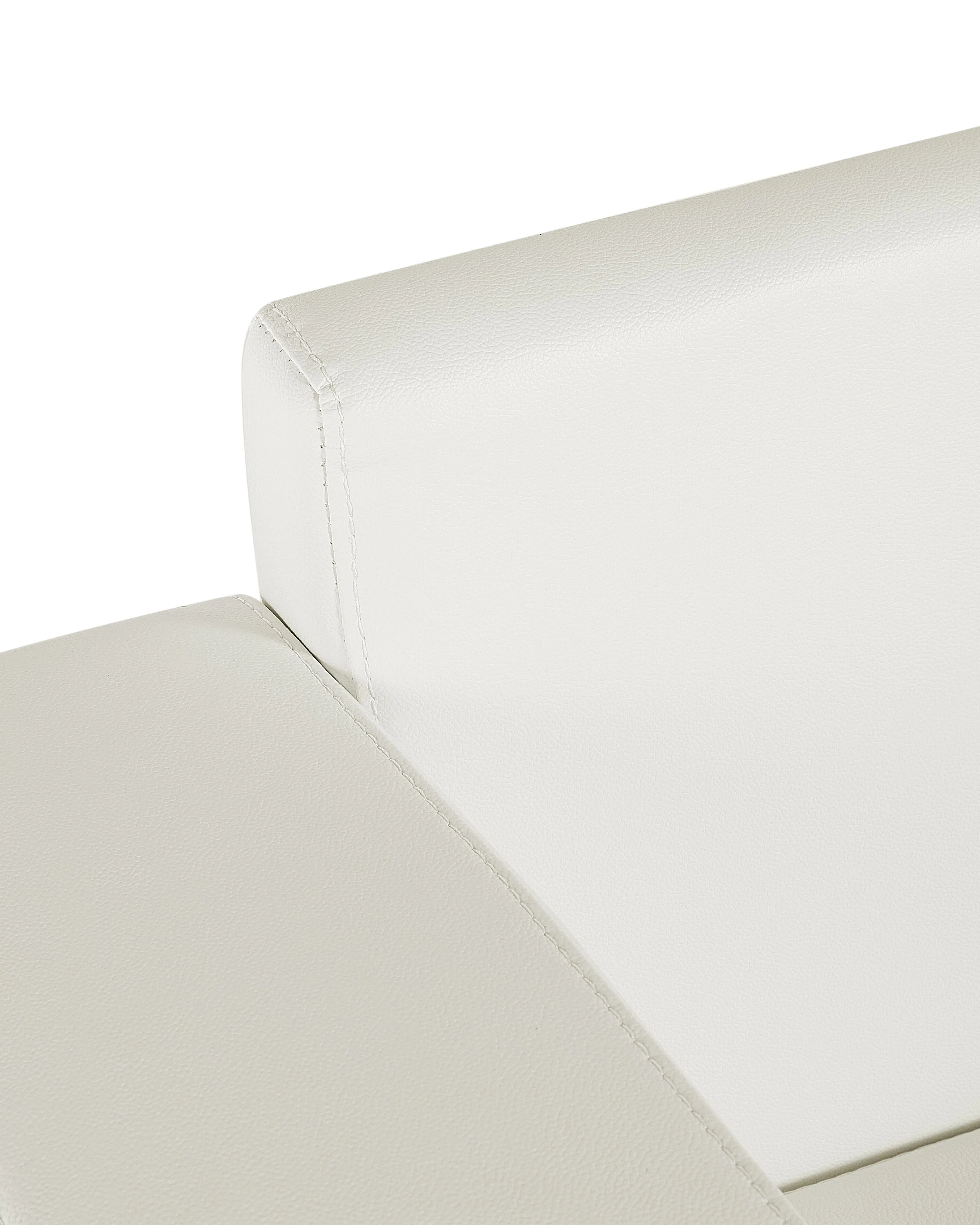 Fauteuil HELSINKI Leer Wit
