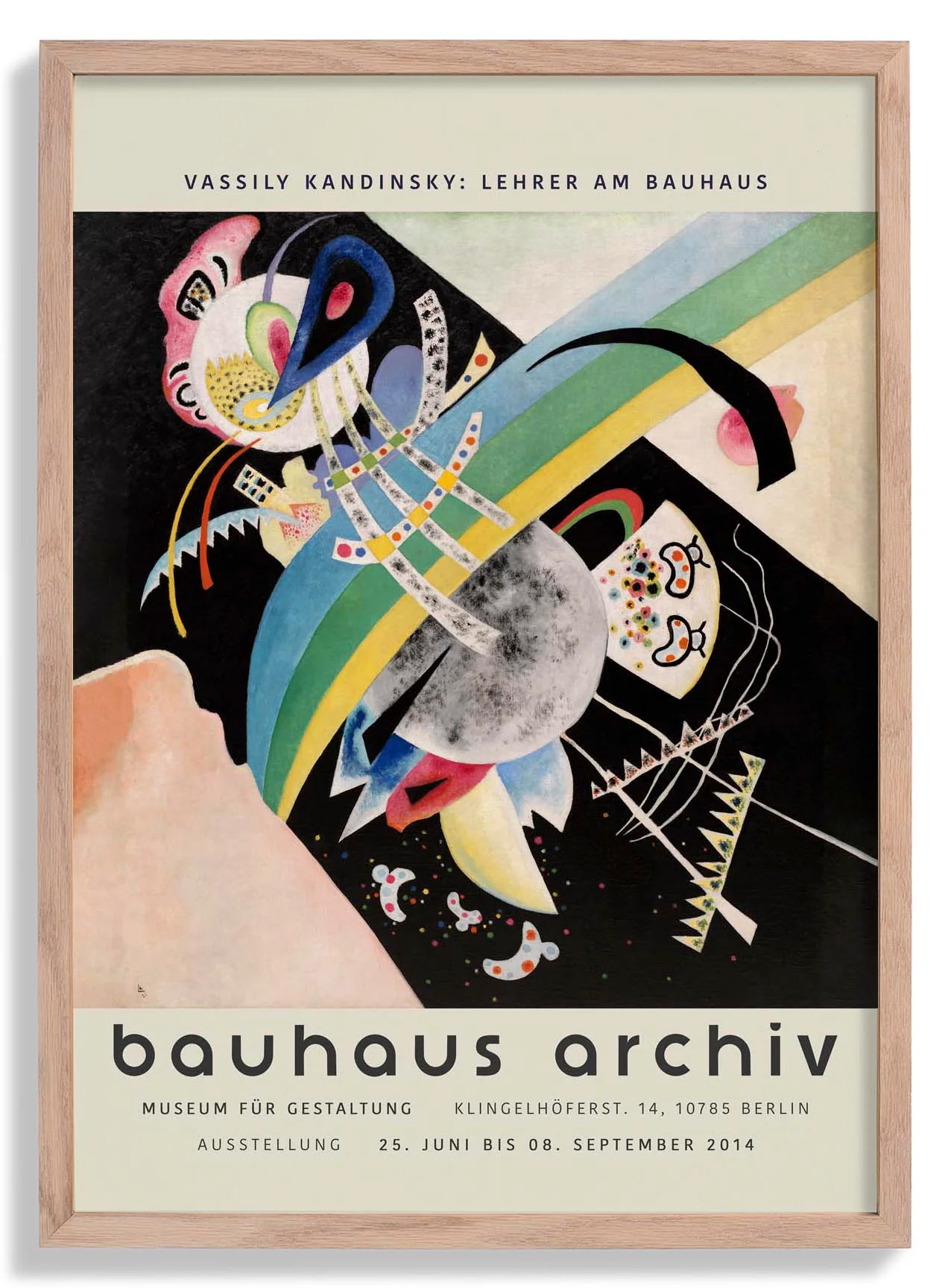 Kreise auf Schwarz von Wassily Kandinsky Ausstellung