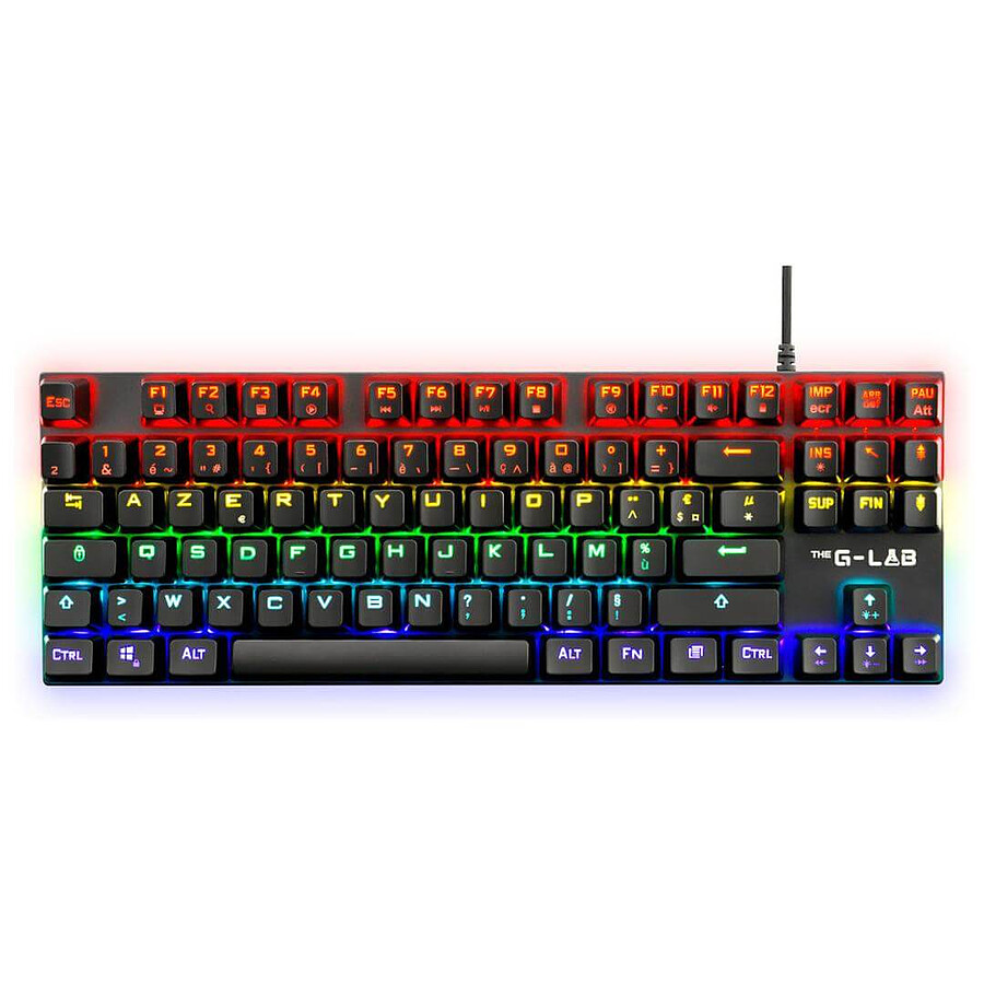 The G-Lab Keyz Mercury TKL - Noir - Outemu Red