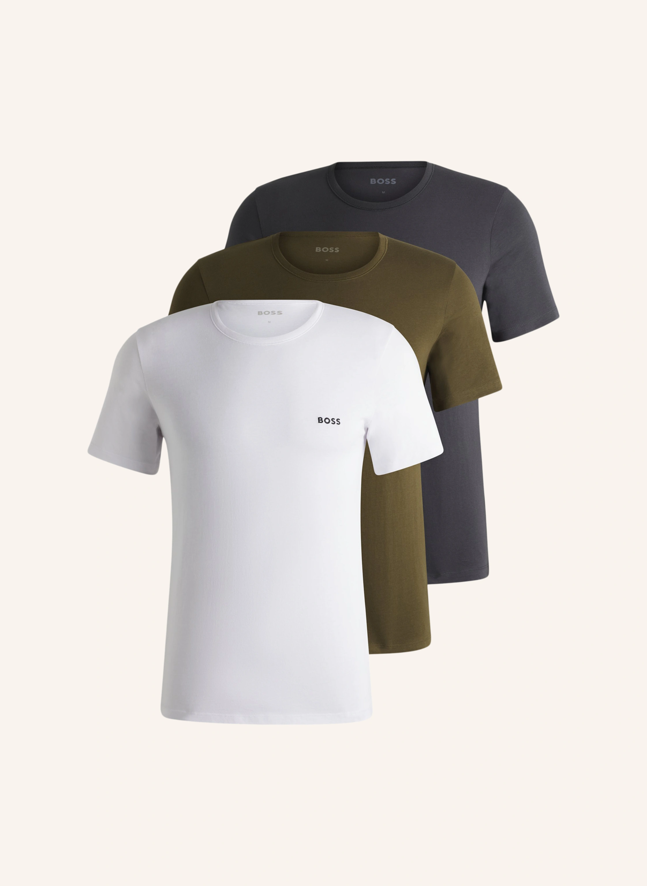 BOSS Unterwäsche Top TSHIRTRN 3P CLASSIC Regular Fit