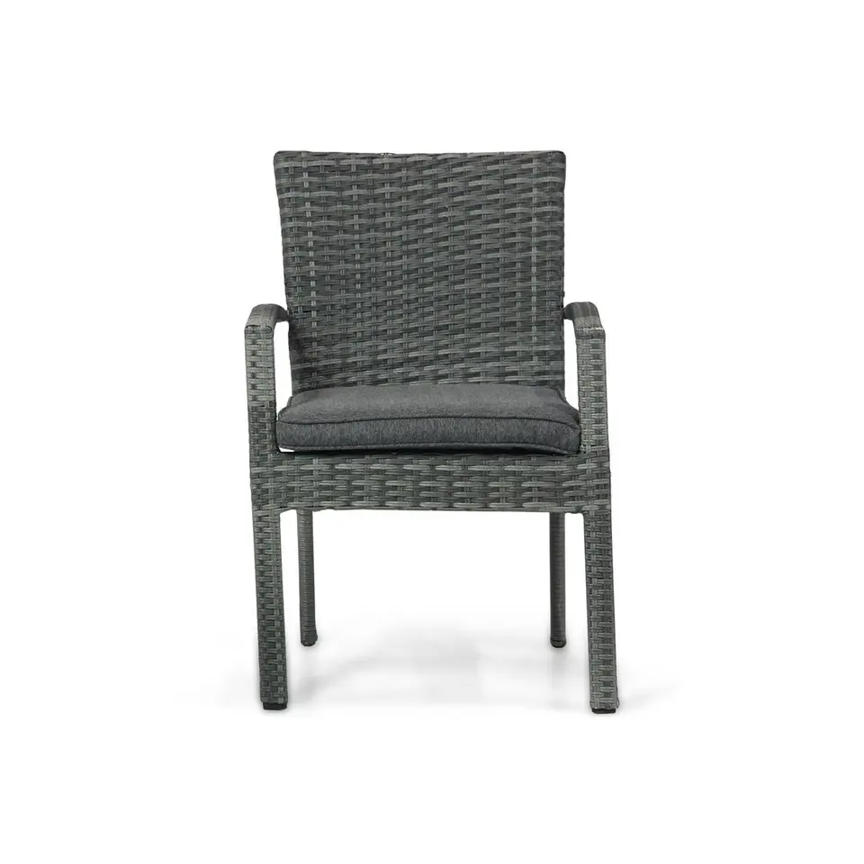 Tuinstoel Wicker Grijs-antraciet Domani Furniture Albergo