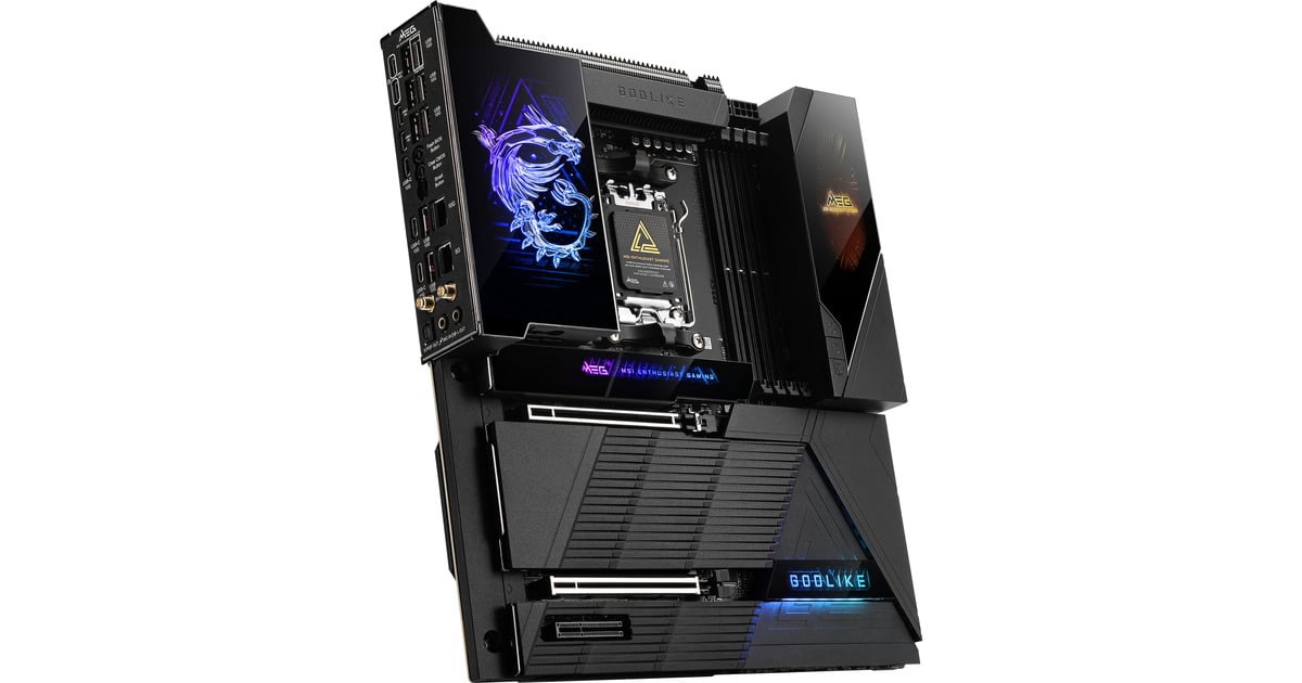 MSIMEG X870E GODLIKE socket AM5 moederbord  (5Gb-LAN, 10Gb-LAN, WLAN, BT, Sound, ATX)