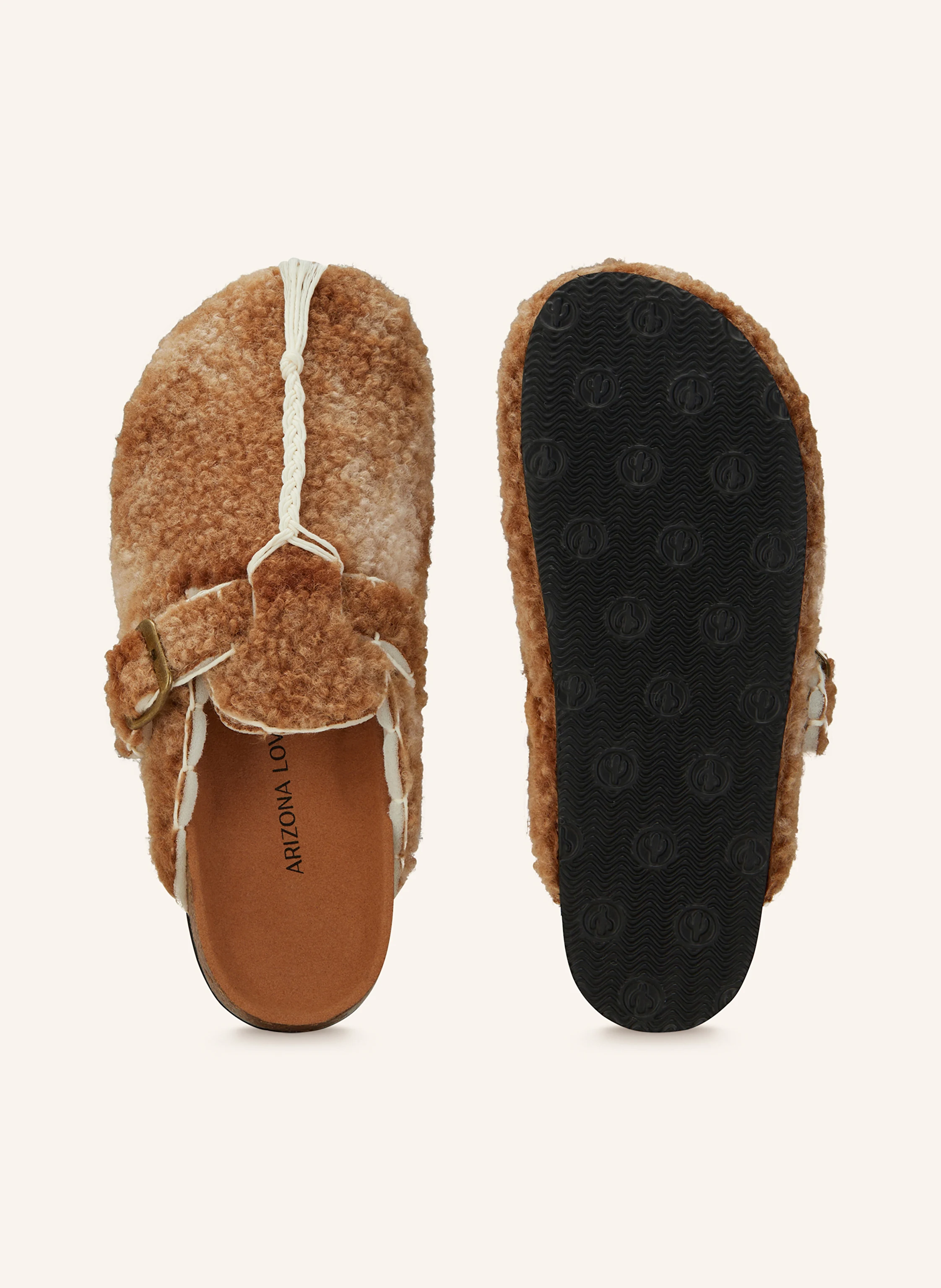 ARIZONA LOVE Mules mit Teddyfell