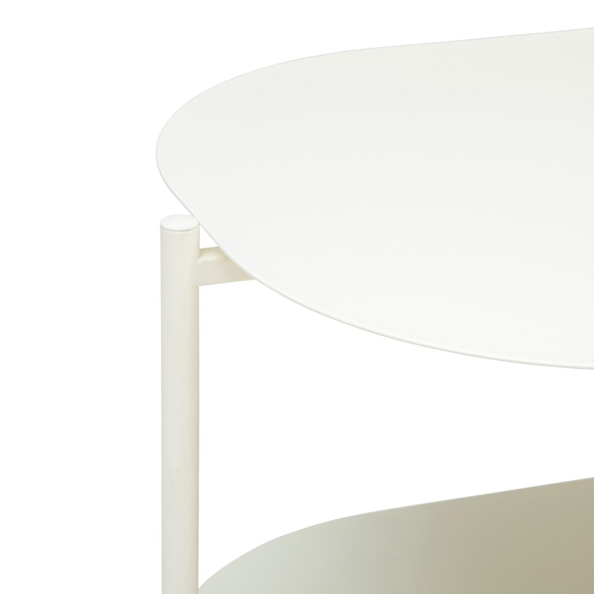 TABLE BASSE METAL HAJA IVOIRE