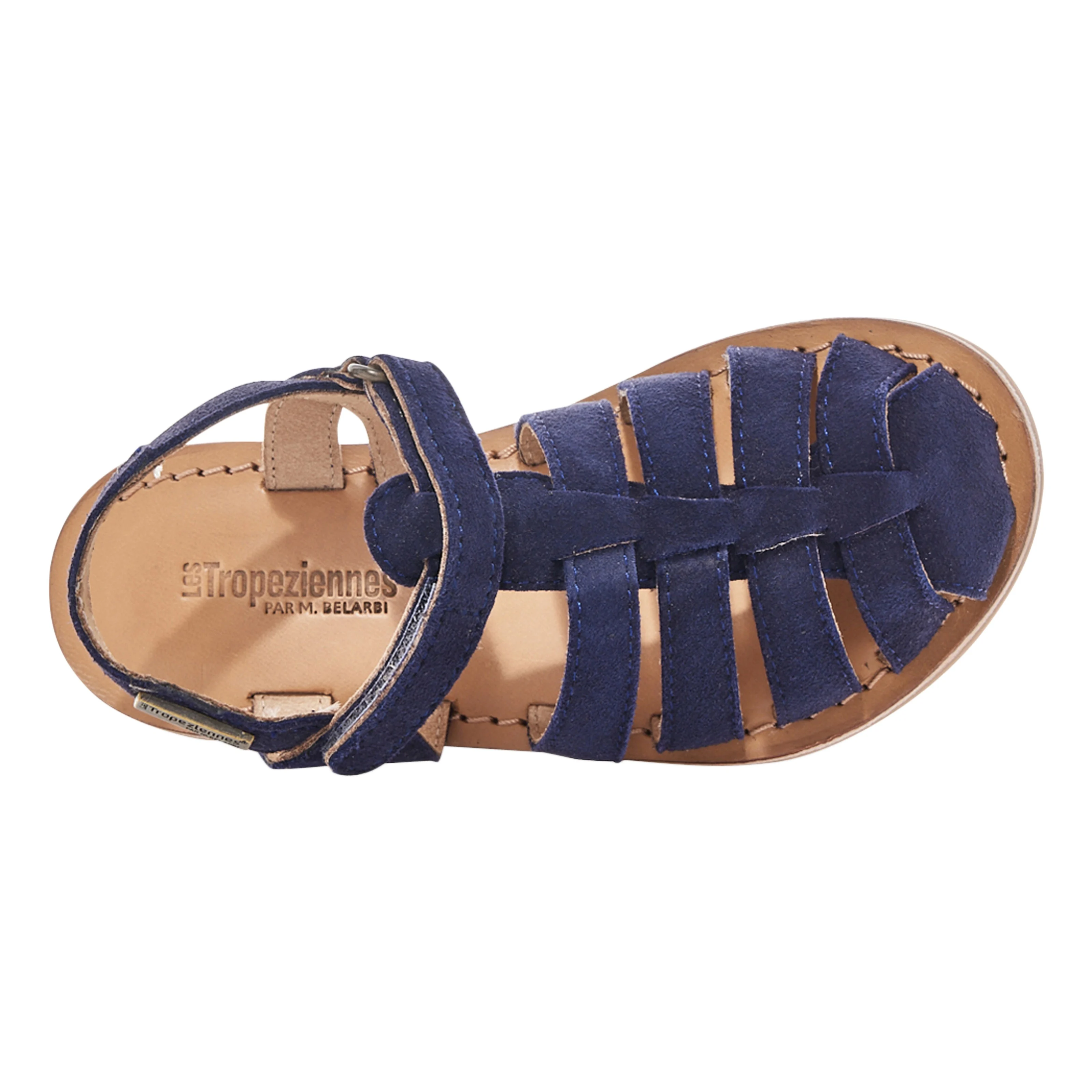 Sandale cuir enfantpar m.belarbi badum | Bleu