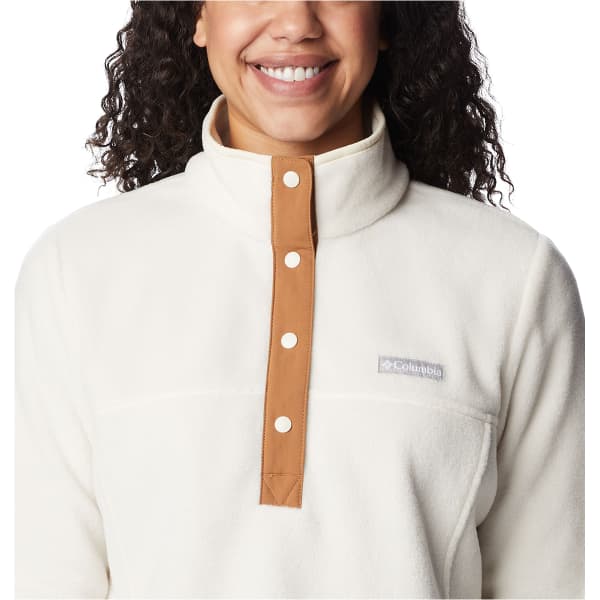 Sweat polaire COLUMBIA BENTON SPRINGS 1/2 SNAP W CHALK/CAMEL BROWN