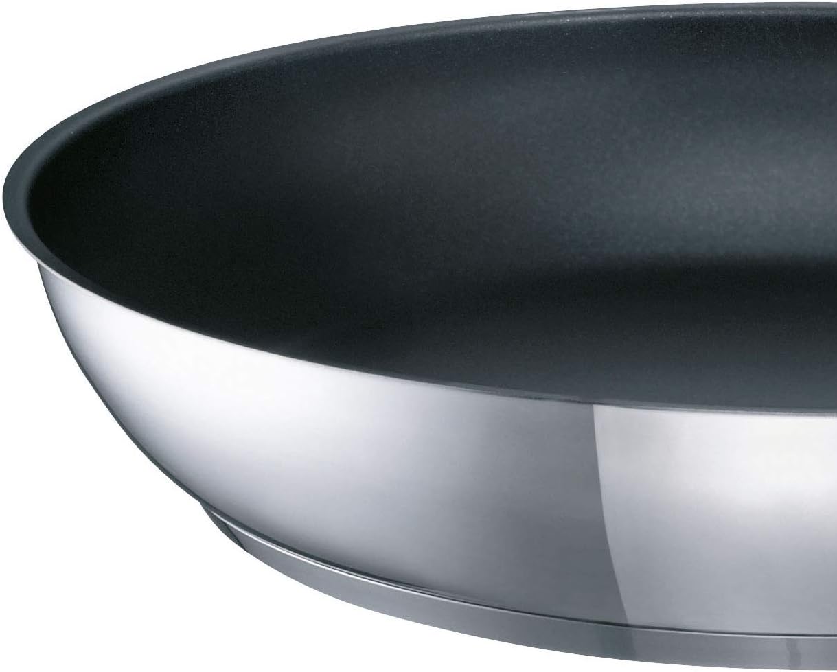 Schulte-Ufer Gastro-SUS Industar DIAMAS Pro Diamantversiegelung Edelstahl Pfannenset 163059-20 -24-28, ecotherm® Aluminium-Kapselboden