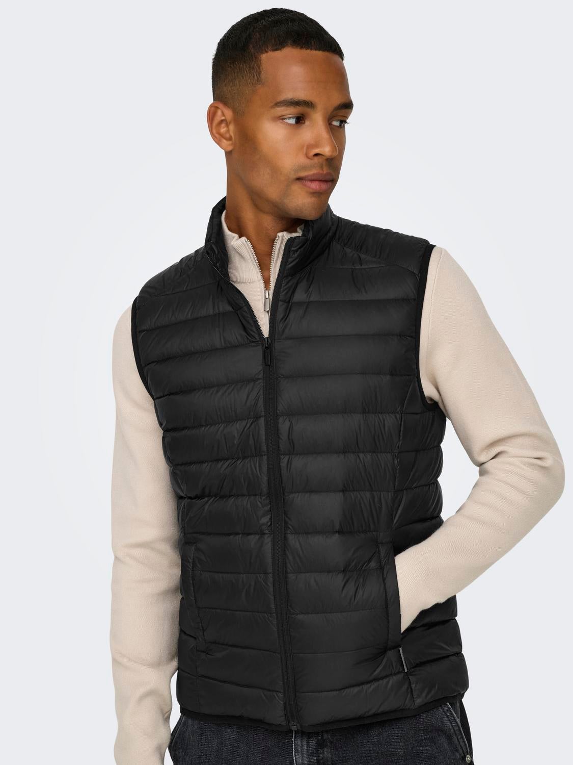 ONSGAVIN Weste Black