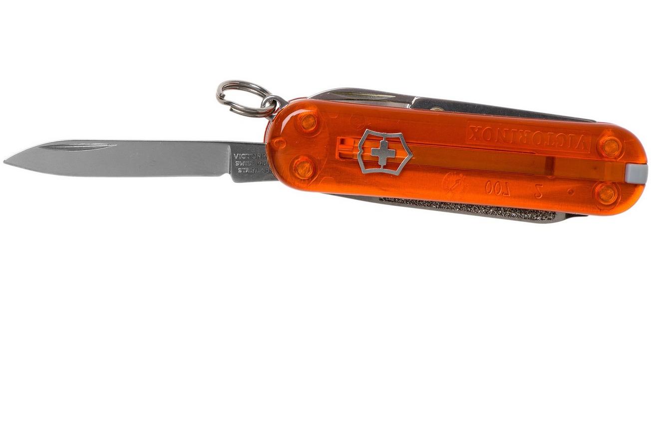 Victorinox Classic SD Translucent Colors, Fire Opal 0.6223.T82G Zwitsers zakmes