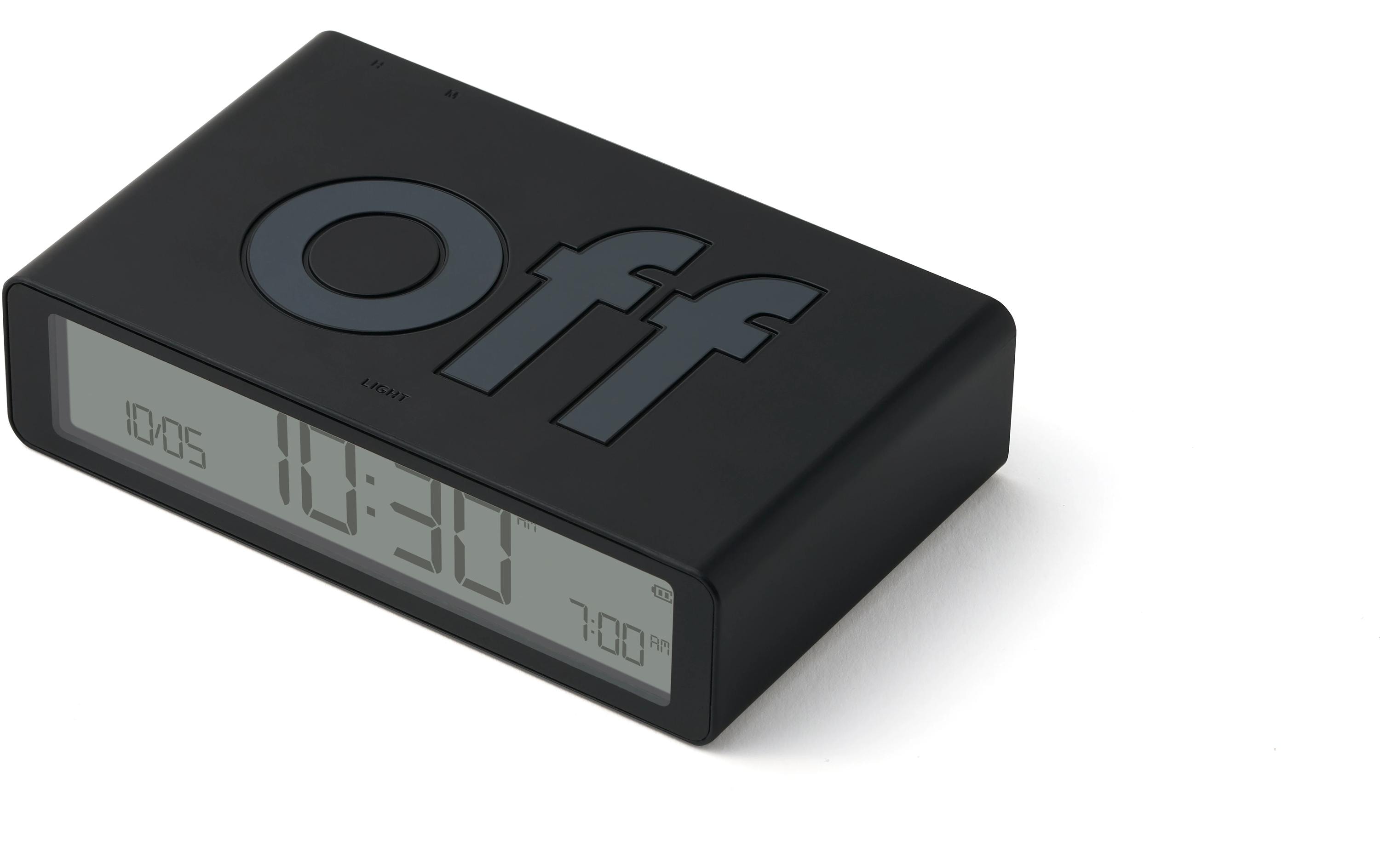 Digitalwecker Flip Classic SchwarzLCD-Wecker