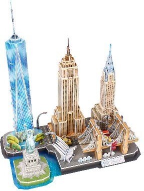 Revell 3D Puzzle - New York Skyline - 123 Brikker - 37 CM