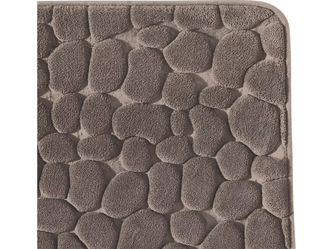 Tapis de bain galet à mémoire de forme 60x100cm
