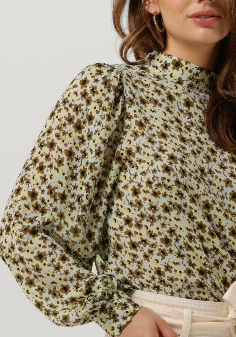 MSCH COPENHAGEN groene msch copenhagen blouse adalia rikkelie top aop
