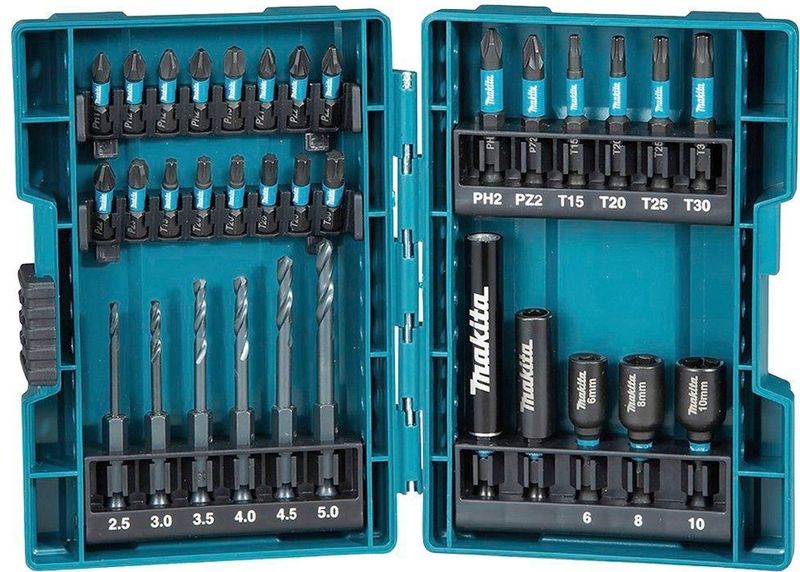 Makita B-66896 Boor-/slagschroefbitset 33-delig