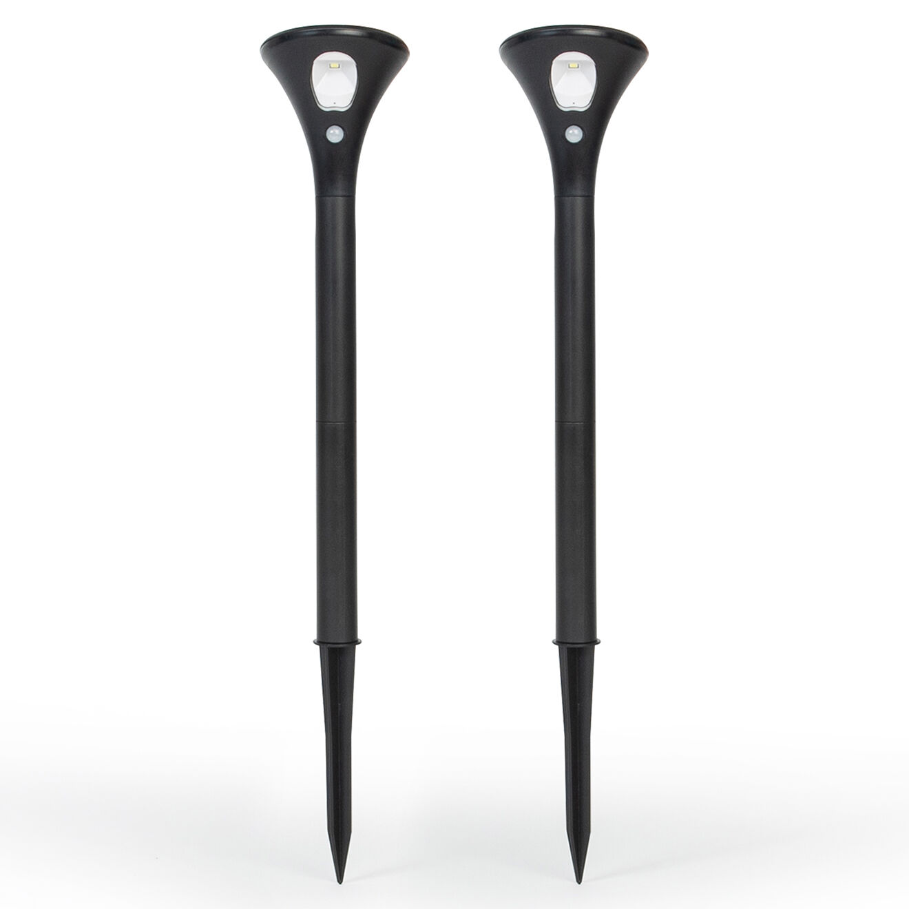 Pratik Garden 2 Bornes solaires 2-en-1 noires