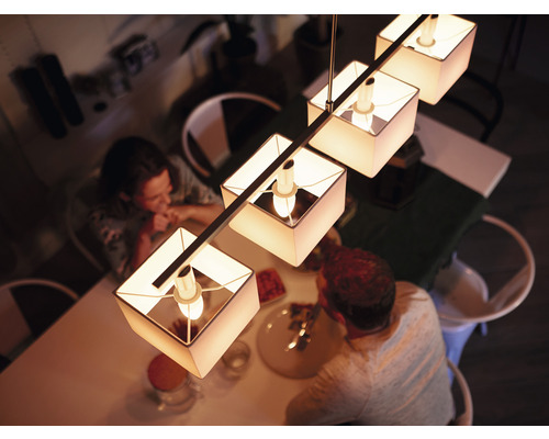 Philips Hue Kaarslamp White & Color Ambiance Dimbaar Wit E14/4W 320 lm Warm Wit - Daglicht Wit 2-pack - Compatibel met SMART HOME van Hornbach