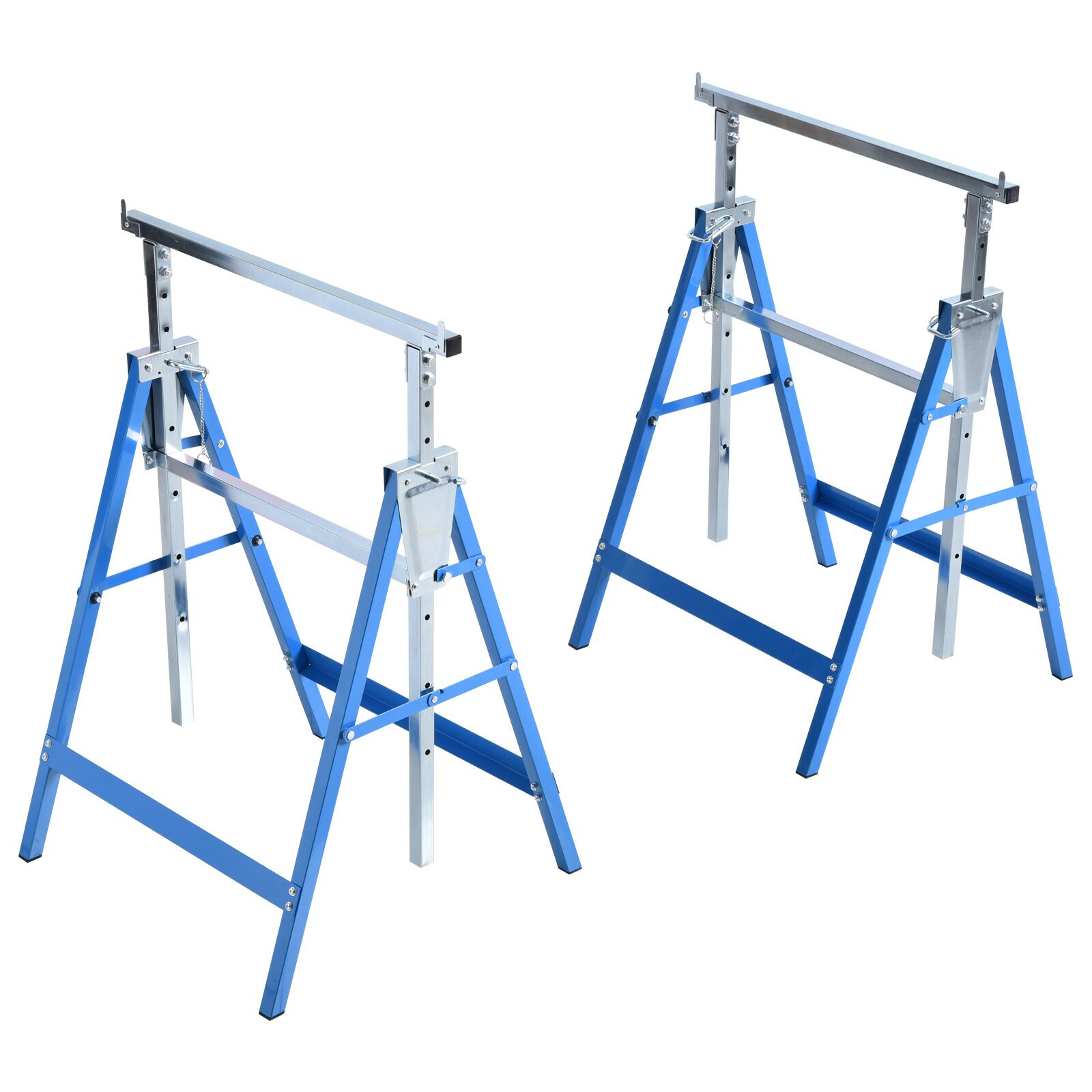 HOMCOM Gerüstbock im 2er Set 68 x 58 x (80-130) cm (LxBxH)
