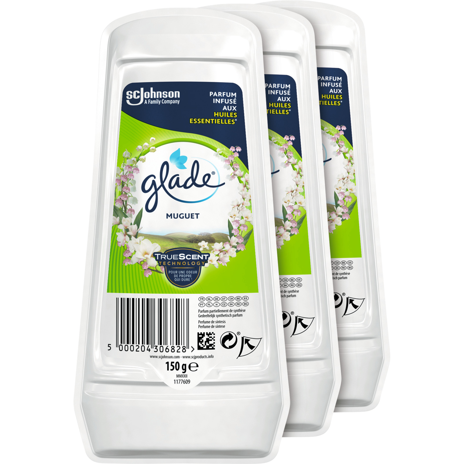 Glade Gel Muguet 3 x 150 g