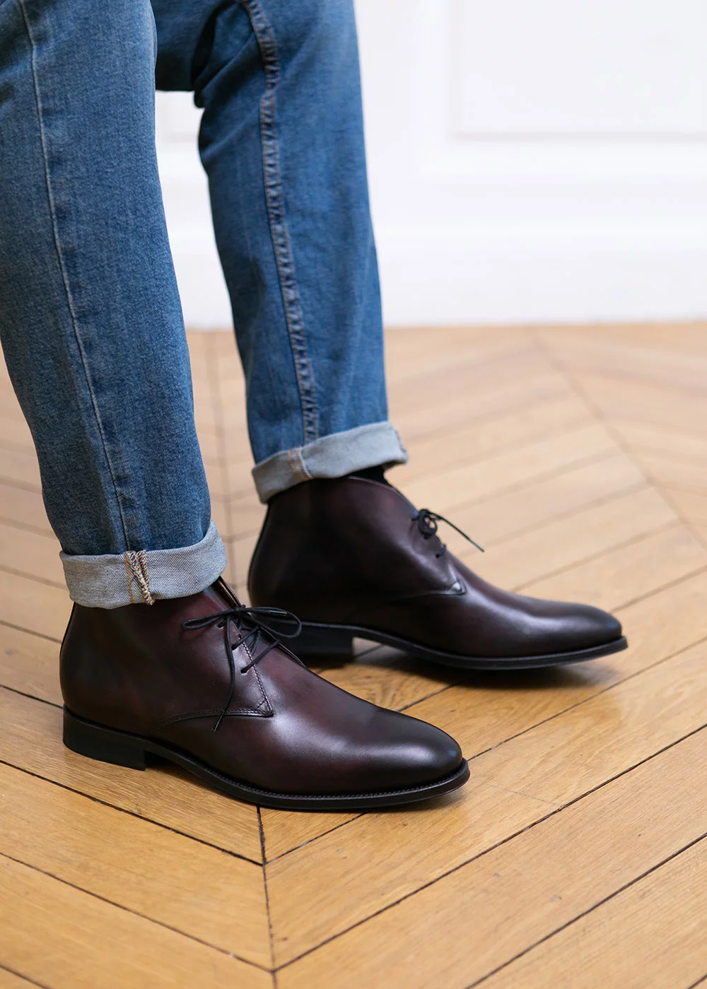 PASQUALE CUIR BORDEAUX