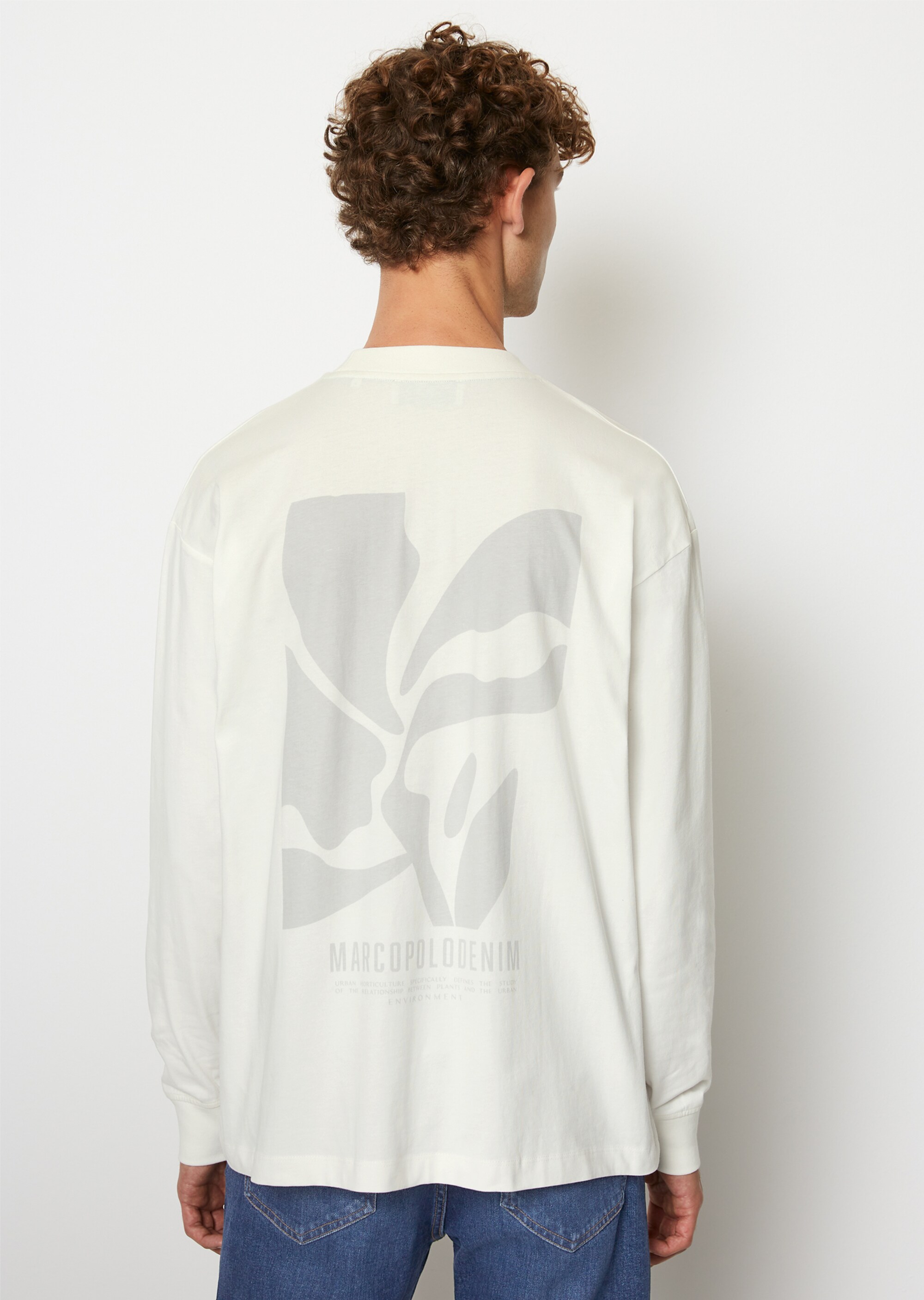 Longsleeve oversized mit Front- und Back-Print