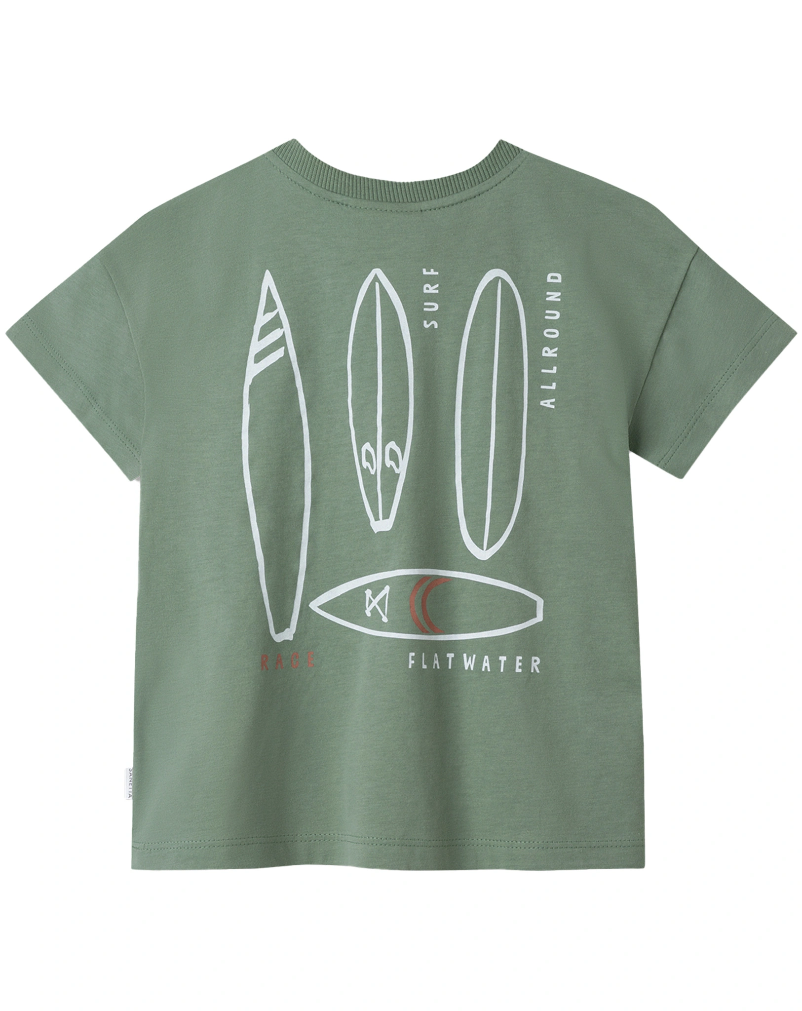 T-Shirt SUP RIDER in basil