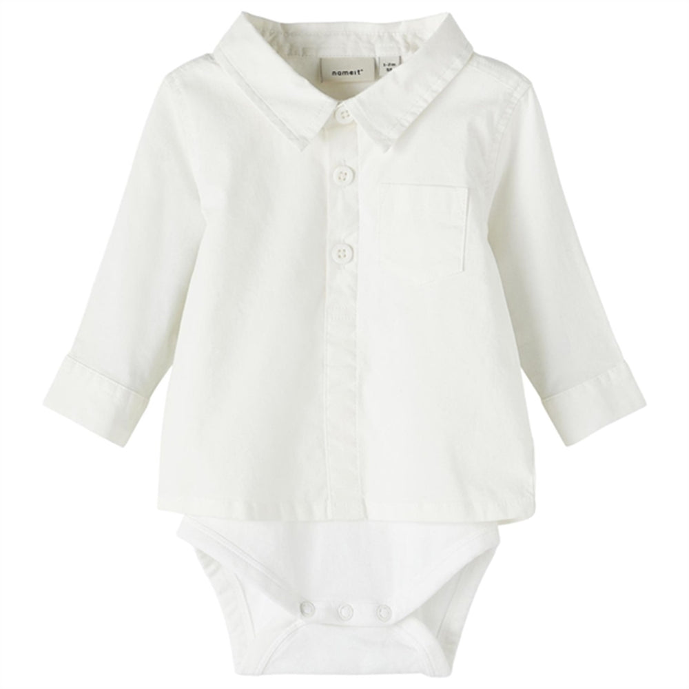 Bright White Roah Skjorte Body - Name it