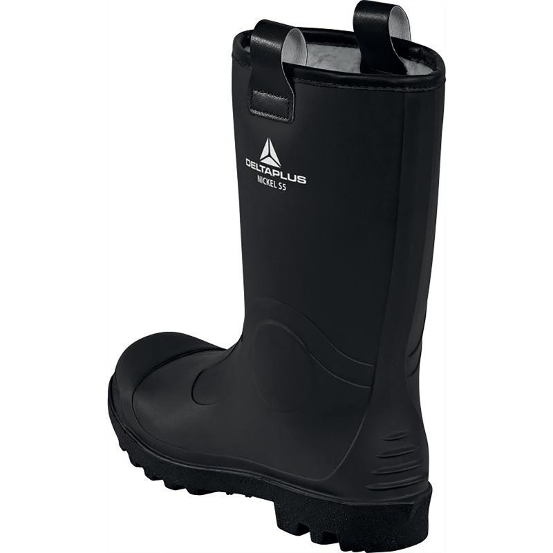Demi-bottes fourrées de sécurité en PVC Delta Plus NICKEL S5 CI SRC