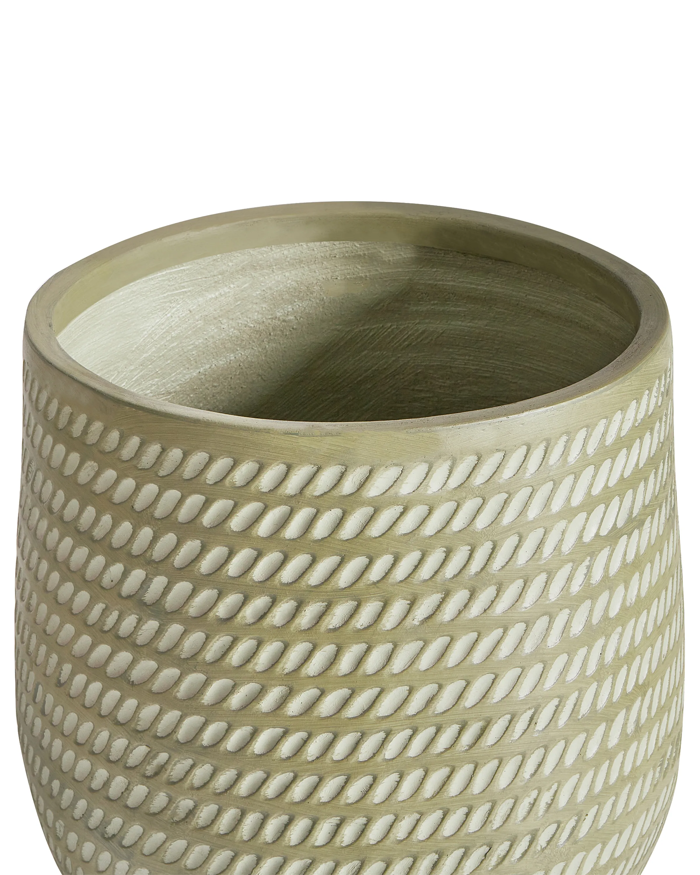 Bloempot LIVADIA 27 cm Olijfgroen